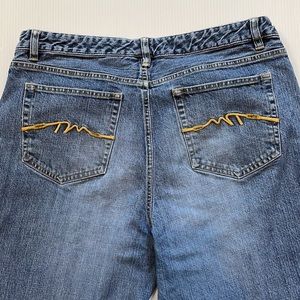 Columbia Authentic straight leg blue jean denim.  Women’s size 16